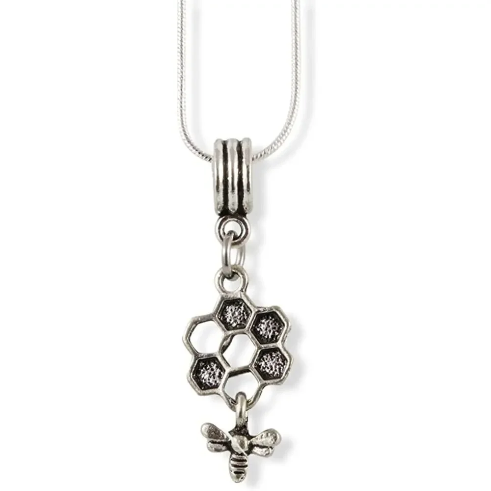 Bee Jewelry Bee Necklace Pendant Gifts Honeycomb Jewellery